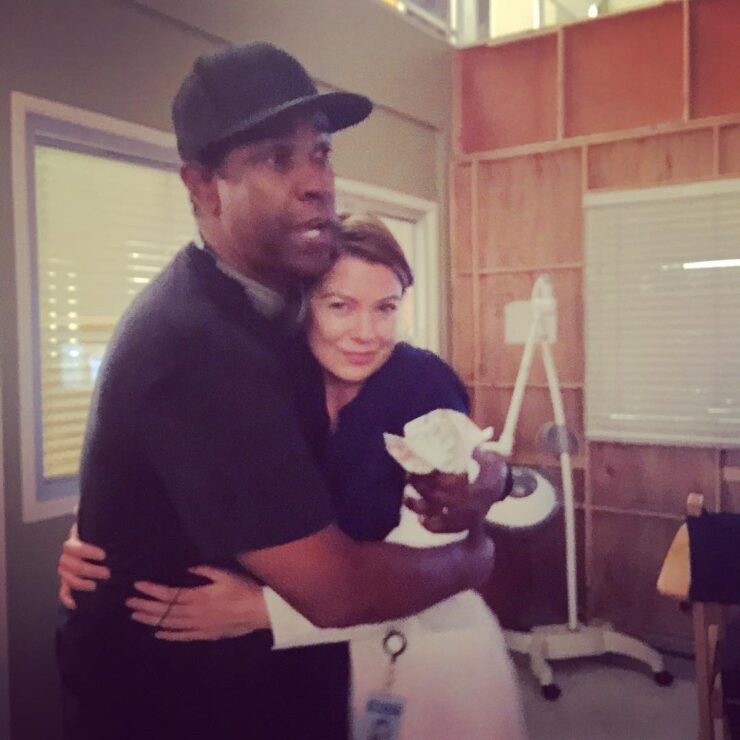 Ellen Pompeo se pelea con Denzel Washington durante grabaciones de ‘Grey's Anatomy’