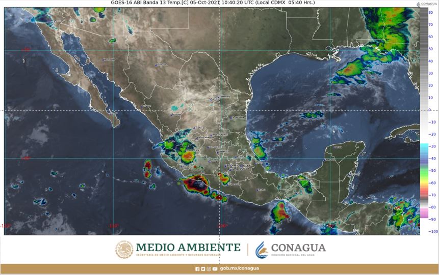 Pronóstico del clima para hoy martes 5 de octubre en Quintana Roo; baja probabilidad de lluvias ocasionales aisladas y temperaturas calurosas.