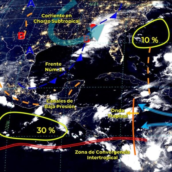 Pronóstico del clima para hoy martes 5 de octubre en Quintana Roo.
