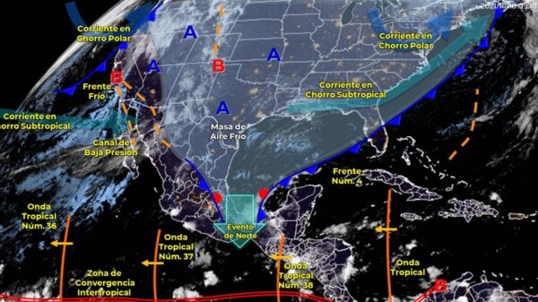 Clima en Quintana Roo: Hay posibilidades de chubascos para hoy lunes.