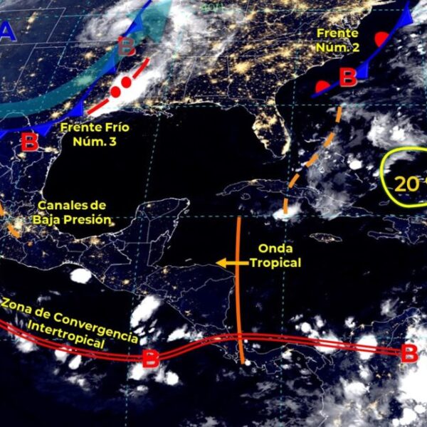Pronóstico del clima para hoy lunes 11 de octubre en Quintana Roo.