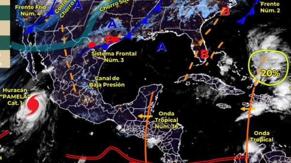 Pronóstico del clima para hoy martes 12 de octubre en Quintana Roo.