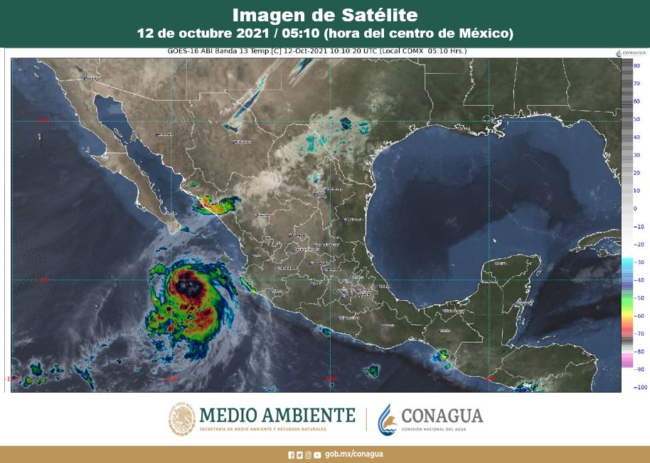 Pronóstico del clima para hoy martes 12 de octubre en Quintana Roo; la onda tropical 36, al sur de Quintana Roo, incrementa posibilidad de lluvias.