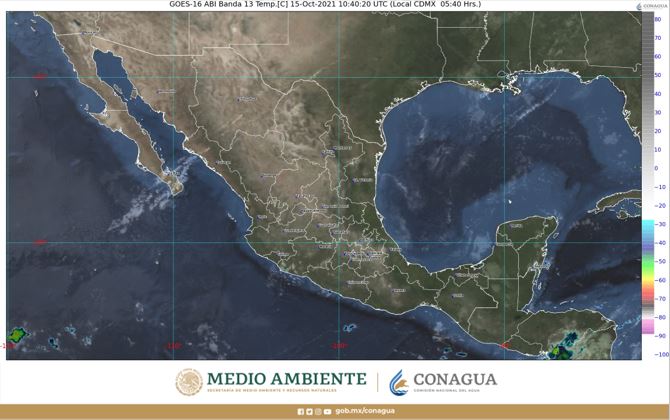 Pronóstico del clima para hoy viernes 15 de octubre en Quintana Roo; Cielo despejado por la mañana y nublado por la tarde con lluvias fuertes