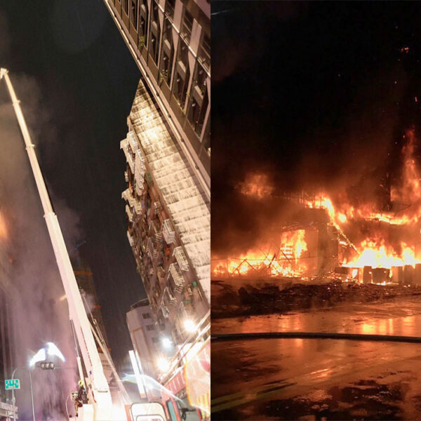 Se registra incendio en un edificio y mueren 46 personas