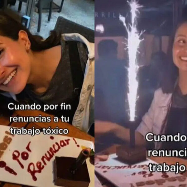 Joven se viraliza al celebrar que renunció a su "trabajo tóxico"