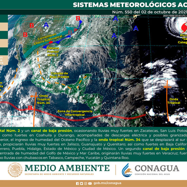 Pronostica el SMN chubascos en Quintana Roo este domingo