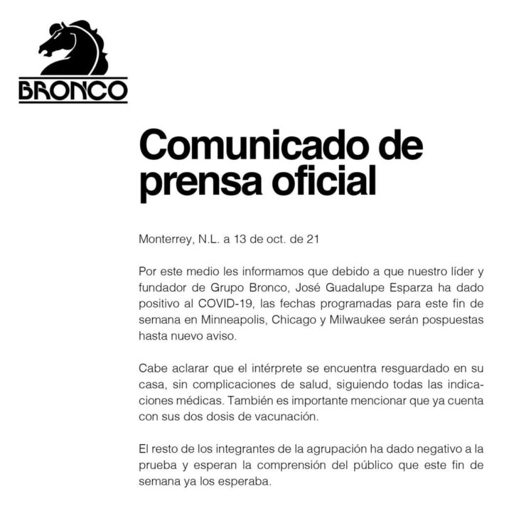 Lupe Esparza revela que da negativo a Covid-19