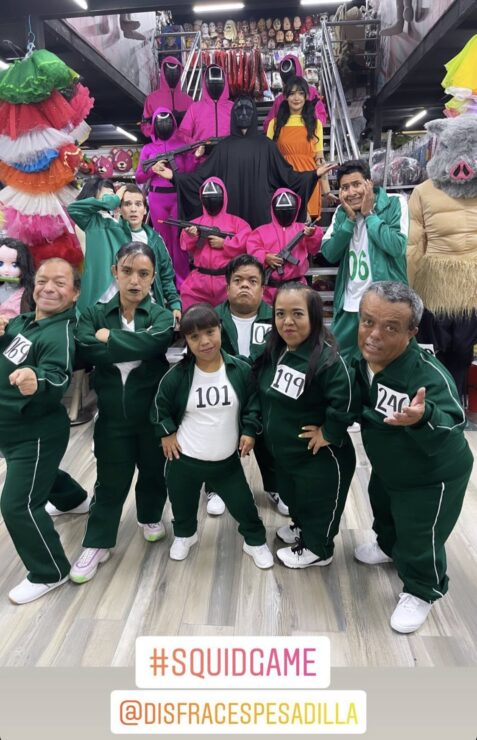 Memo Aponte lo vuelve hacer, ahora se disfraza de personajes de 'El Juego del Calamar'