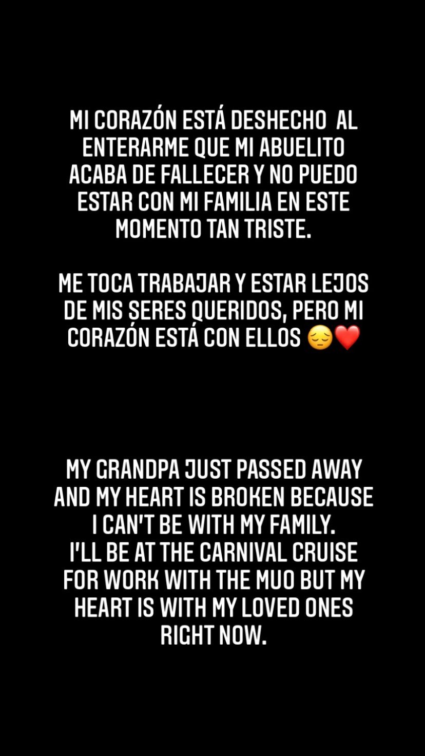 “Mi corazón está desecho”: Por esta razón Andrea Meza está de luto