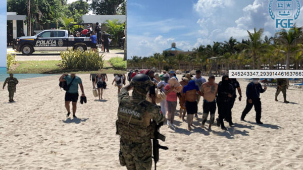 Autoridades pasan la "barredora" a delincuentes en zona turística de Playa Del Carmen