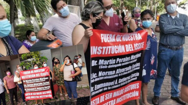 Se subleva personal médico del ISSSTE en Chetumal
