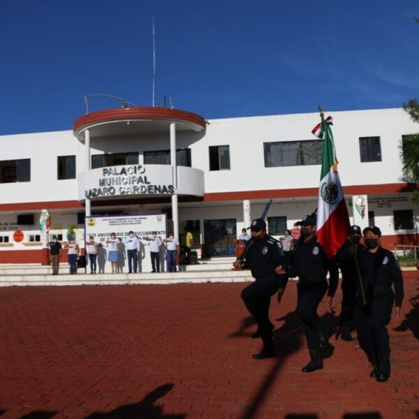 Conmemoran en Kantunilkín el 529 aniversario del descubrimiento de América.