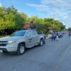 Isla Mujeres: Retiran decenas puestos ambulantes en la carretera al Parque Garrafón.