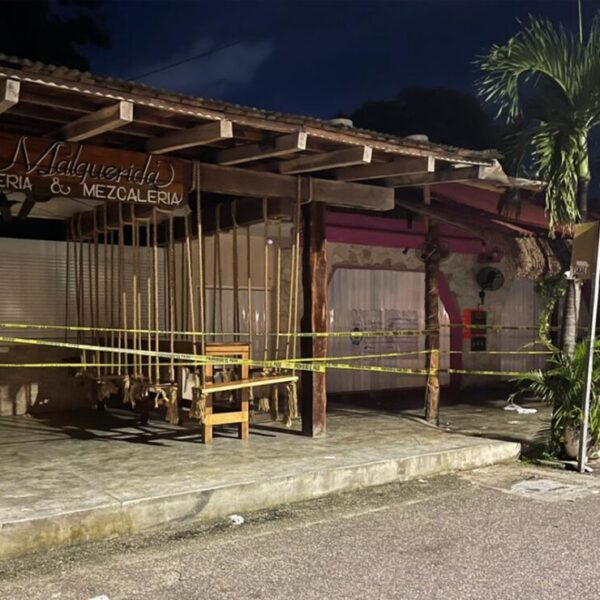 FGE: Fueron 2 extranjeros muertos y 3 más heridos en ataque a bar en Tulum.