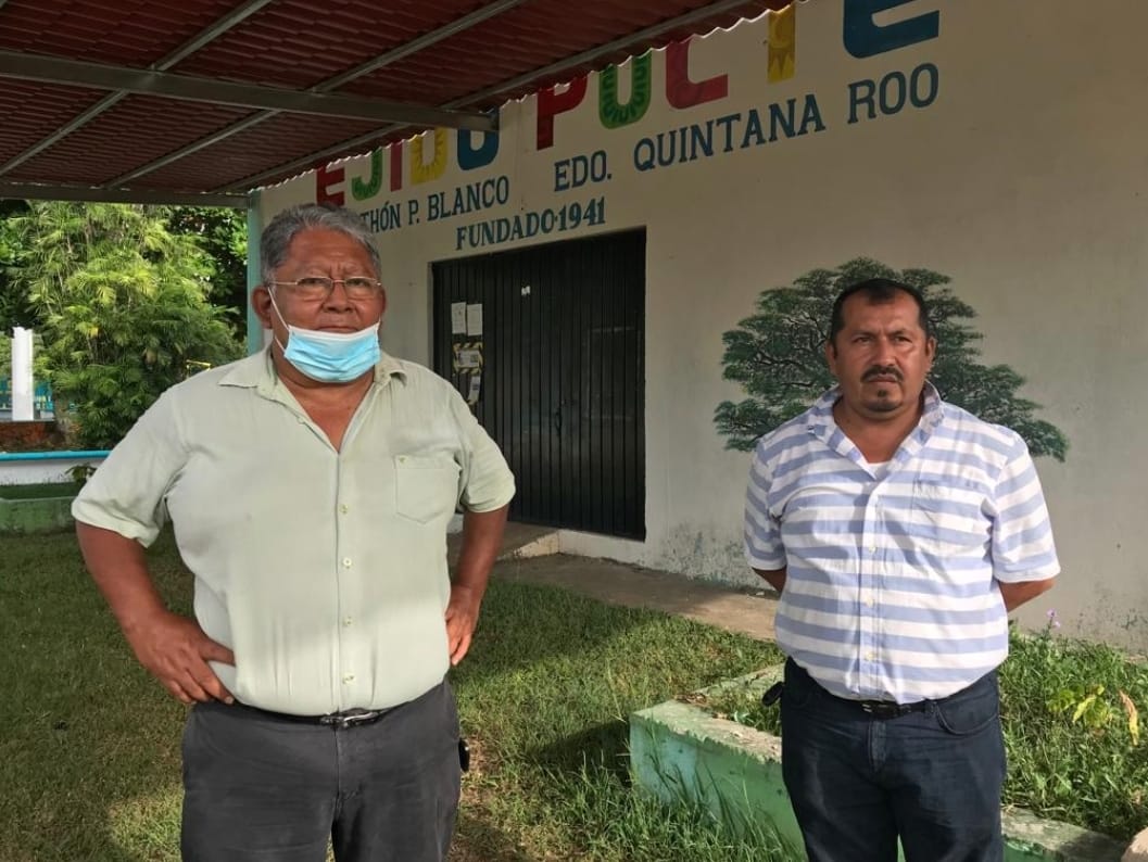 En Pucté donan tierras para Banco del Bienestar y Universidad Benito Juárez; a cambio, los ejidatarios también están solicitando una Gasolinera del Bienestar..