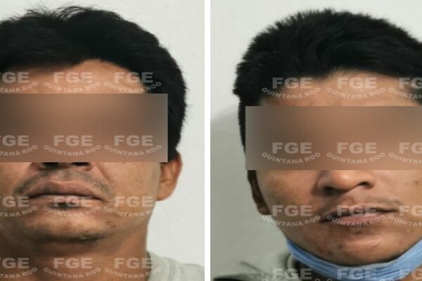 Aprehenden a dos por homicidio calificado en Cancún.