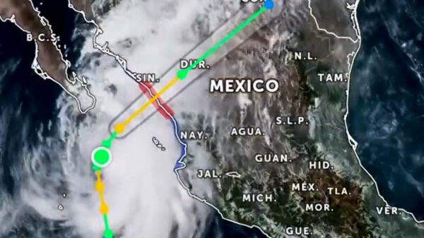 Huracán ‘Pamela’ tocó tierra en el municipio de San Ignacio, Sinaloa.