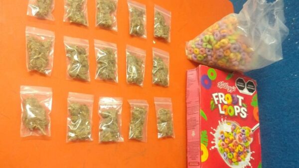 Playa del Carmen: Detienen a menor con droga en una caja de cereal.
