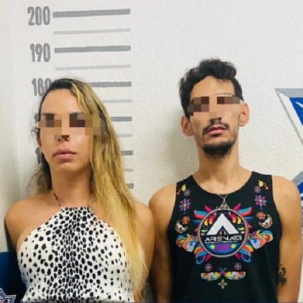 Detienen a narcopareja en Playa del Carmen.