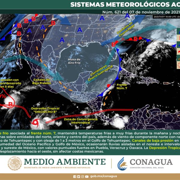 Pronóstico del clima para hoy domingo 7 de noviembre en Quintana Roo.
