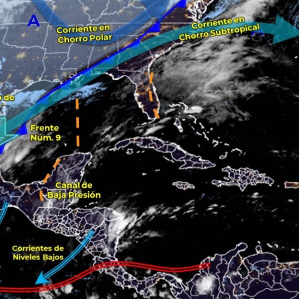 Pronóstico del clima para hoy 19 de noviembre en Quintana Roo.