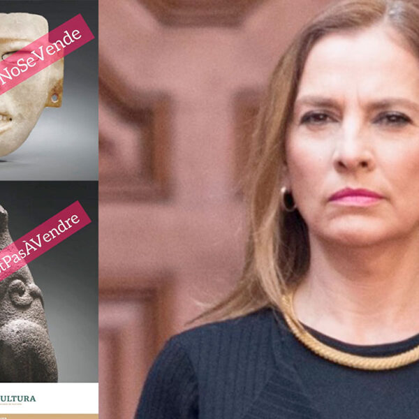Rechaza Beatriz Gutiérrez Müller subasta de bienes culturales prehispánicos
