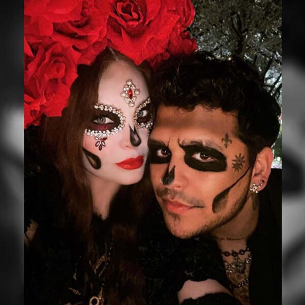 Belinda celebra el cumpleaños 40 de su suegra como Catrina