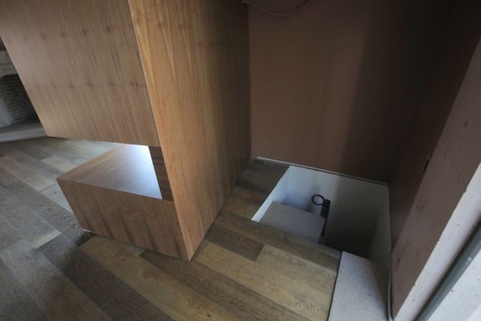 Pasadizo secreto dentro de la casa de Gobierno de Michoacán, ahora se utilizará como recinto cultural, en la ciudad de Morelia.