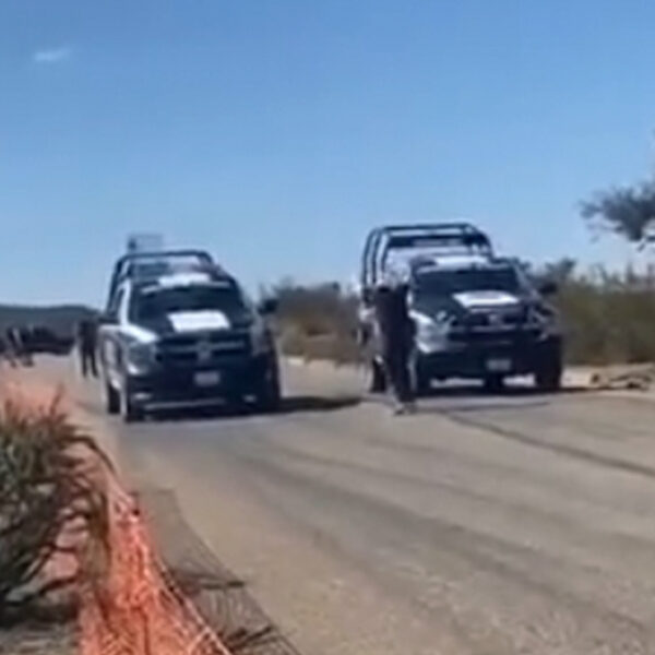 Video: Balconean a patrullas jugando "carreritas" 