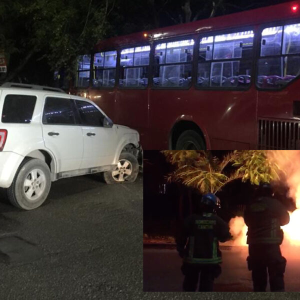 Video: Conductor ebrio causa choque y corto circuito en la SM 92