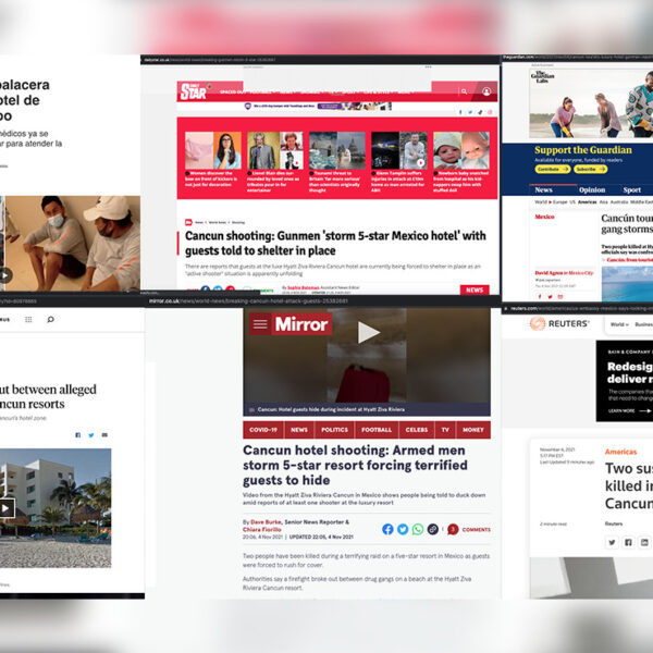 Cancún sufre daño colateral por balacera en hotel de Puerto Morelos