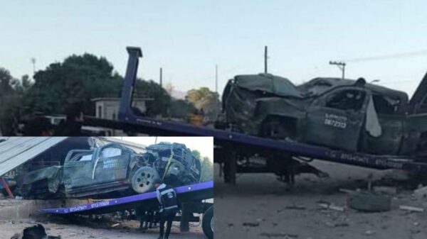 Volcadura tras persecución deja 5 militares muertos