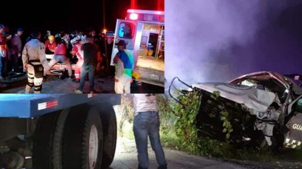 Camioneta de la Guardia Nacional cae en barranco y mueren dos oficiales