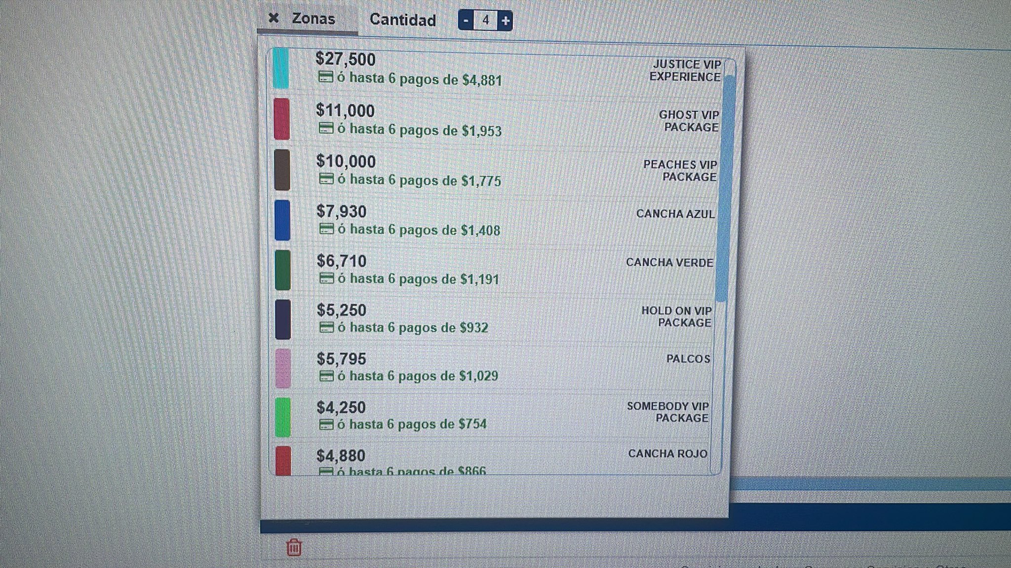 Estos son los precios para ir a un concierto de Justin Bieber en México