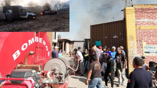 Explosión en taller de pirotecnia deja una persona lesionada