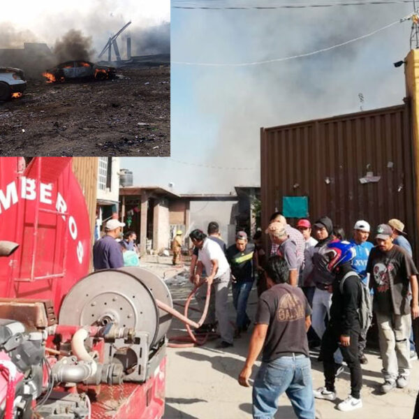 Explosión en taller de pirotecnia deja una persona lesionada