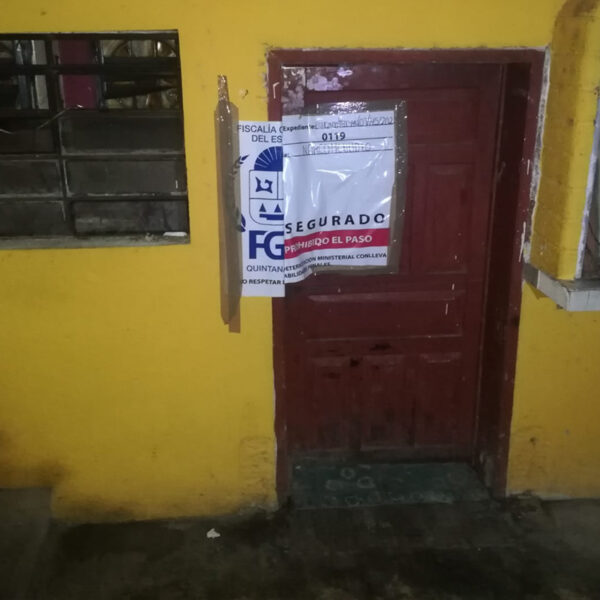 Aseguran droga y detienen a tres en un cateo en Felipe Carrillo Puerto.