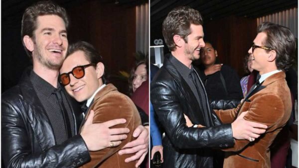 Fans de Marvel enloquecen al ver a Tom Holland y Andrew Garfield juntos