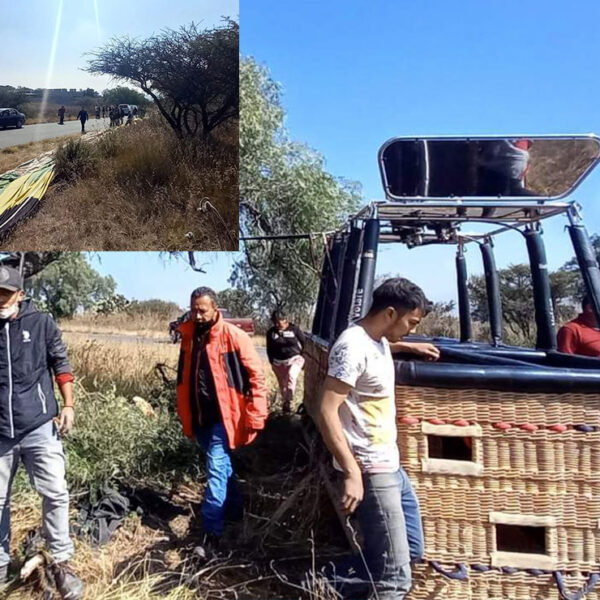Cae globo aerostático y deja nueve lesionados