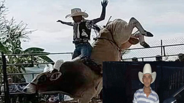 Muere joven de 15 años tras ser golpeado mientras montaba un toro en un jaripeo
