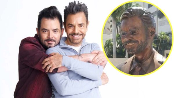 José Eduardo habla de la polémica estatua de su papá Eugenio Derbez