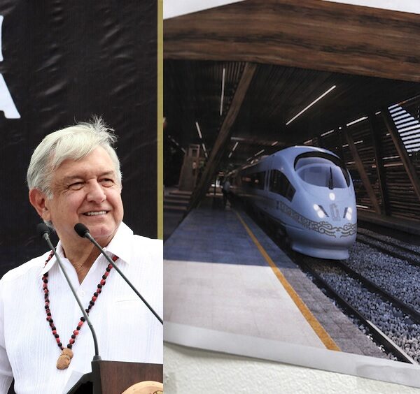 Aprueba 90 % de pobladores el Tren Maya; pide AMLO respeten decisión