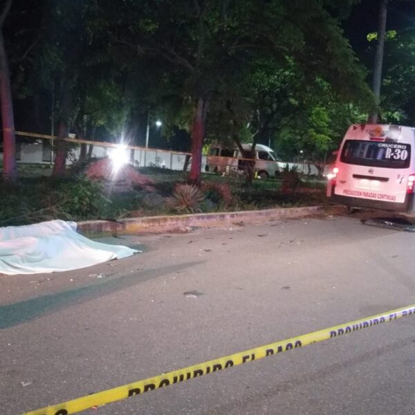 Muere trabajador de la construcción atropellado por una Urvan de Turicun.