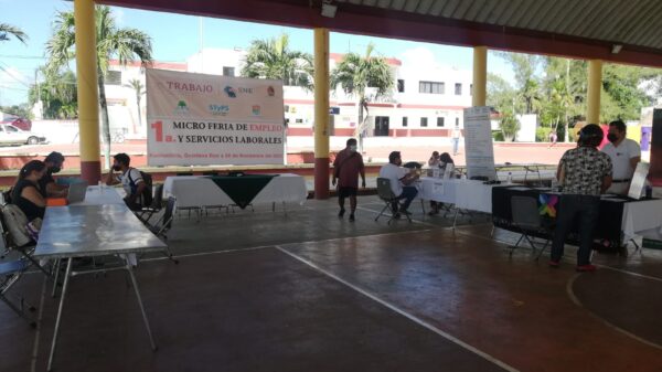 Desinterés por Feria de Empleo en Kantunilkín.
