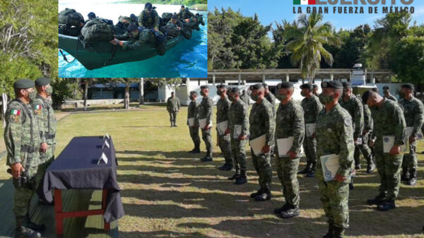 Se gradúan militares en Curso de Operaciones Ribereñas en Xtomoc