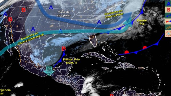 Pronóstico del clima para hoy lunes 29 de noviembre en Quintana Roo.