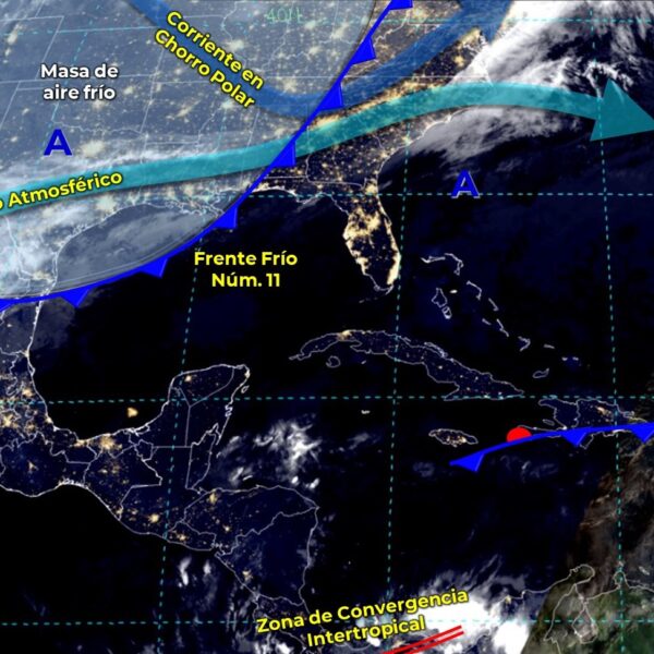 Pronóstico del clima para hoy viernes 26 de noviembre en Quintana Roo.