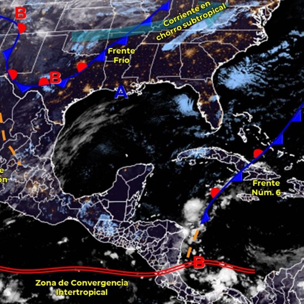 Pronóstico del clima para hoy lunes 1 de noviembre en Quintana Roo.