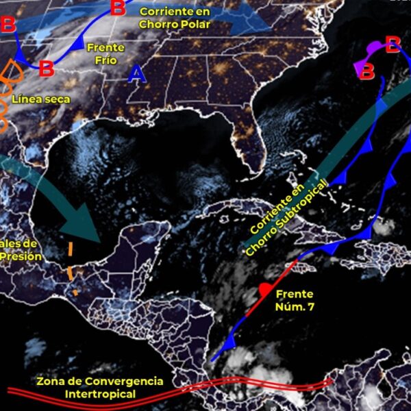 Pronóstico del clima para hoy martes 9 de noviembre en Quintana Roo.